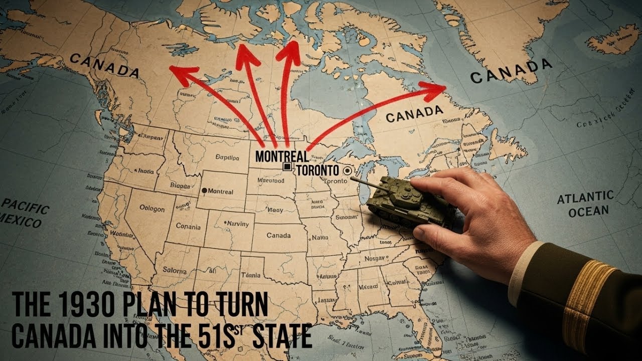 Why the USA Prepared to Invade Canada (The Classified 1930 Invasion Plan ) - The 51st State?