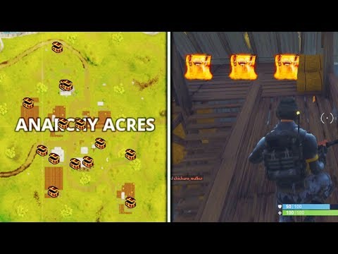 Fortnite "Search chests in Anarchy Acres" Week 6 Challenge Fortnite Battle Royale Chest Locations - Fortnite "Search chests in Anarchy Acres" Week 6 Challenge Fortnite Battle Royale Chest Locations