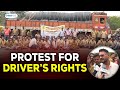 Chaka bandh by the drivers union