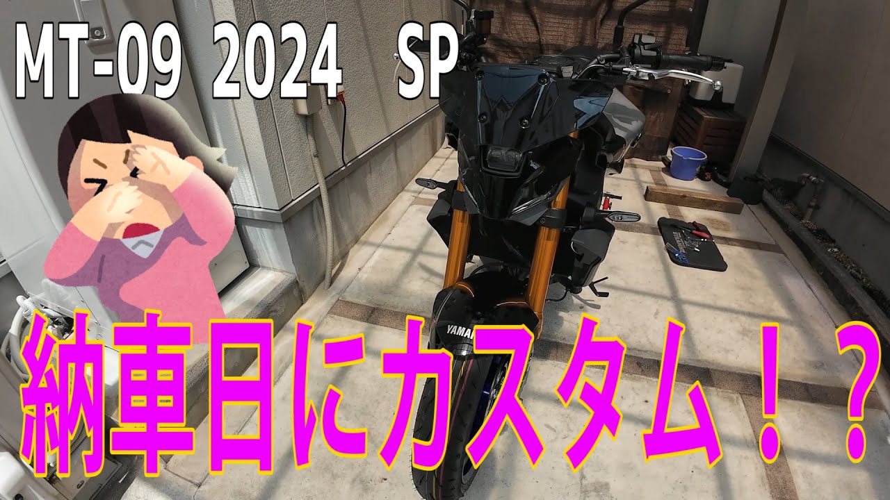 RN87J] Customization of the MT-09 2024 SP immediately after