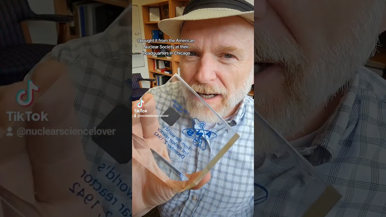 Graphite from the world's first man made nuclear reactor