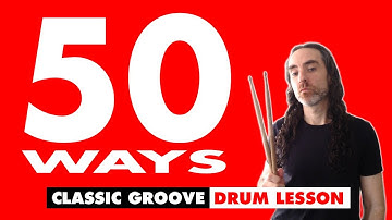 Classic Groove Drum Lesson - 50 Ways (Steve Gadd) Linear Drumming