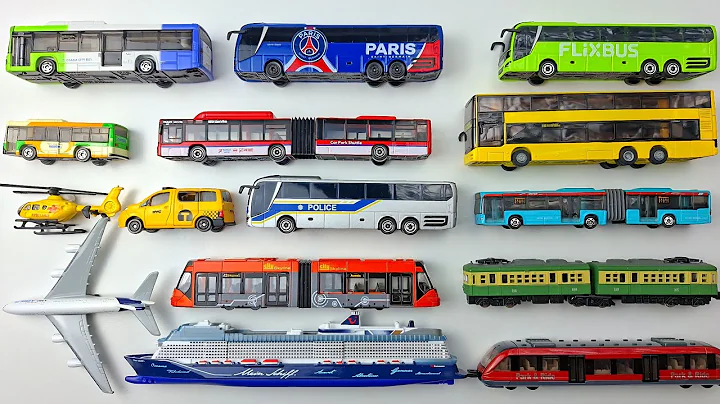 Toy Bus and Car Collection for Kids | Learning Vehicles Names and Sounds for Kids | Cars For Kids