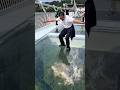 চাইনিজদের জন্য সবচেয়ে সাহসের চাকরি॥ A job cleaning China's glass bridge. #viral #facts #shorts #fyp