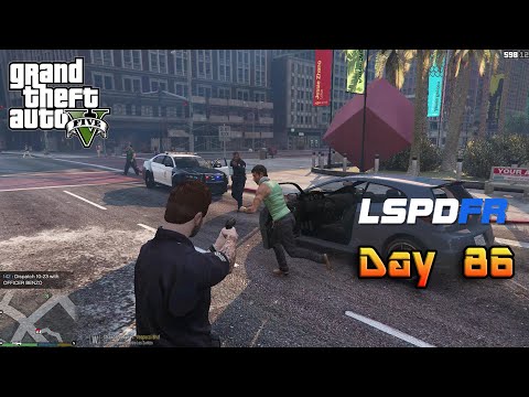 LSPDFR Day 86 GTA 5 PC Police Simulator Mod YouTube 2016