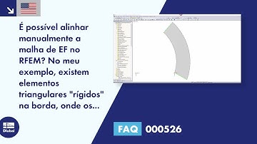 [EN] [PT] FAQ 000526 | É possível alinhar manualmente a malha de EF no RFEM?    No meu exemplo, ...