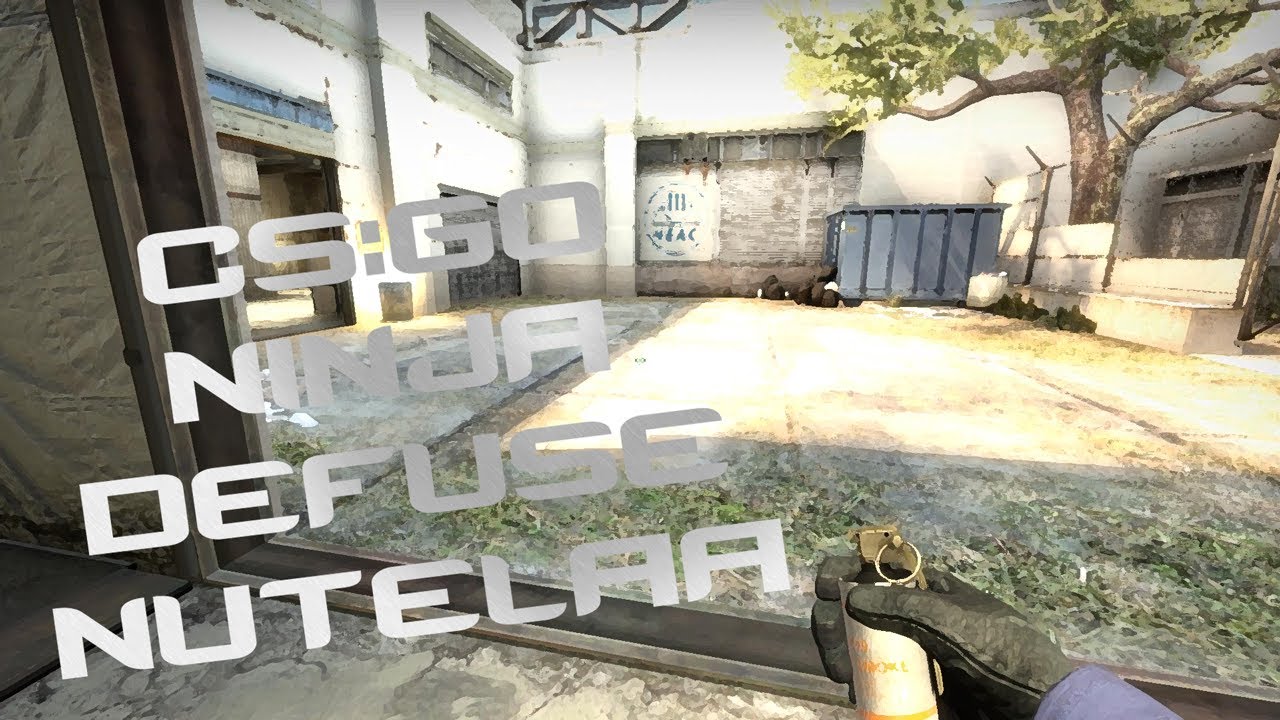 CS:GO | Amazing ninja defuse on Cache by: Nutelaa - YouTube