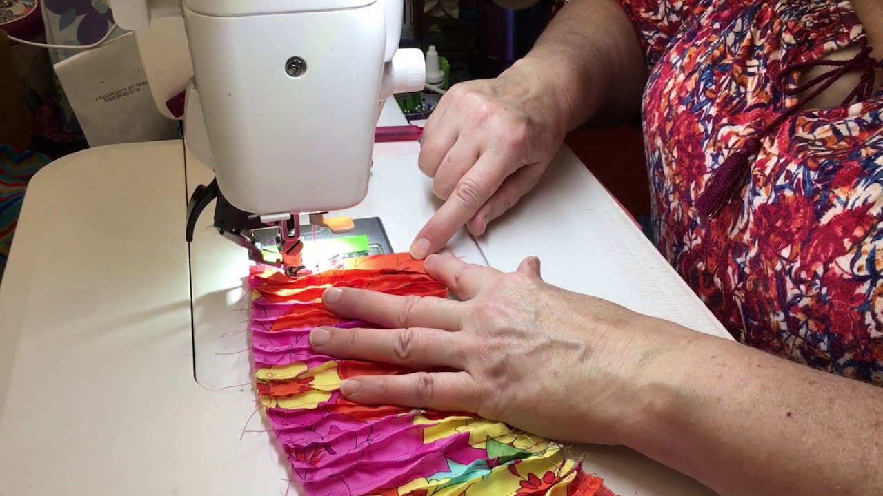 How to sew a tuck YouTube