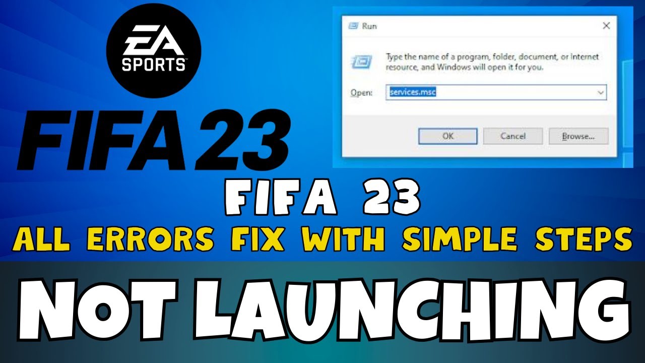 How to Fix FIFA 23 Not Launching Windows 10 / 11 || 2023 Fix - YouTube