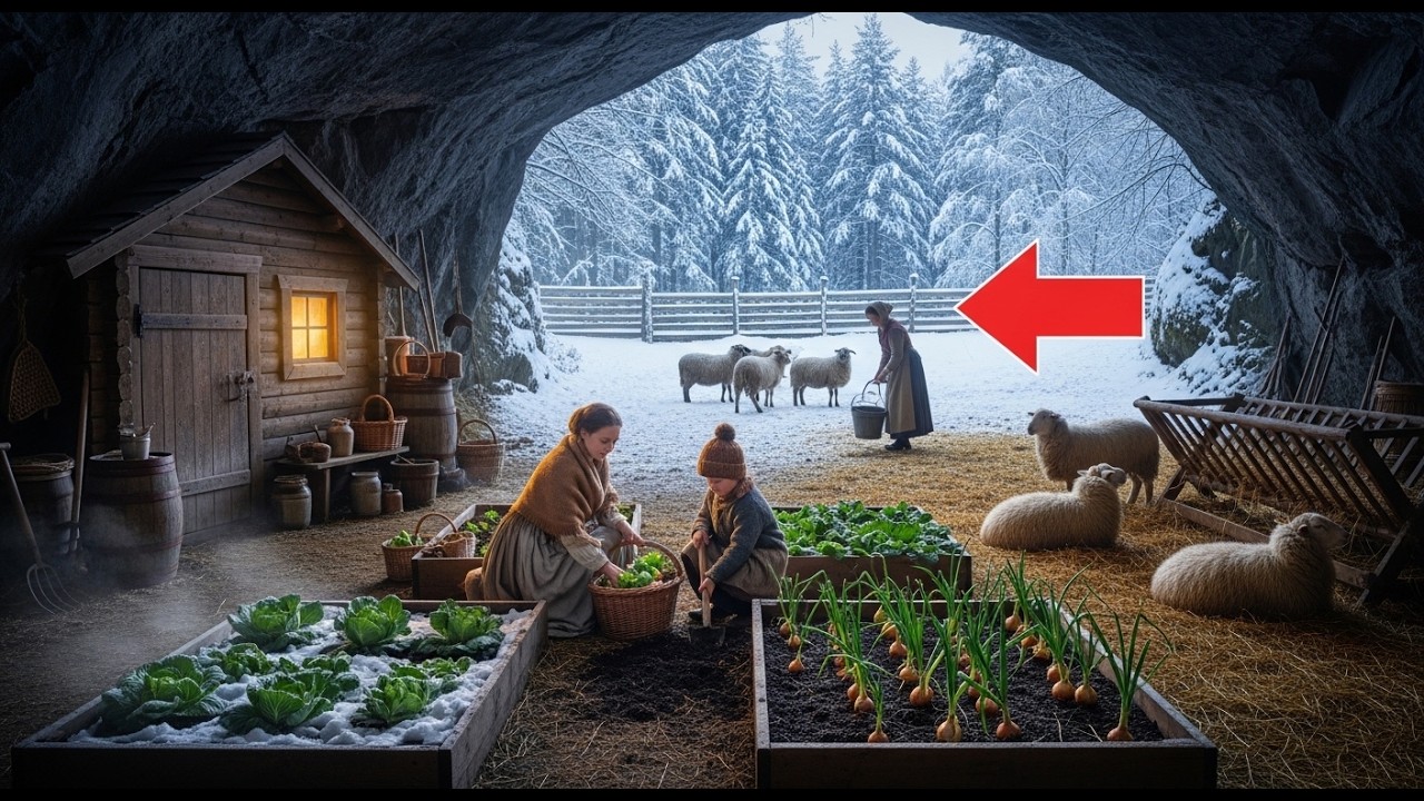 Madre Vedova Eredita Una Grotta Senza Valore    Crea Orti e Alleva Pecore con i Figli