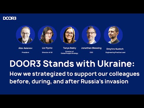 DOOR3 Stands with Ukraine: How we strategized to support our colleagues through Russia's invasion - video from DOOR3