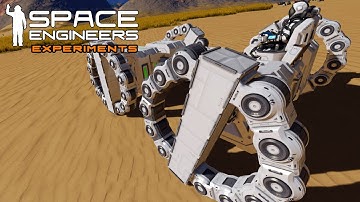 Space Engineers Experiments: Hinge Wheels