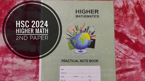 Hsc 2025 Higher Math 2nd Paper Practical Full Answer (ব্যবহারিক উচ্চতর গনিত ২য় পত্র সমাধান)