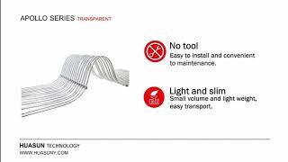 Apollo P20 Transparent Soft LED Curtain for Glass Windows Project screenshot 5