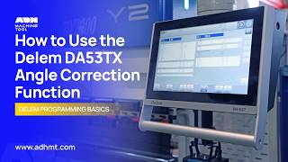 How to  Use the Delem DA53TX Angle Correction Function