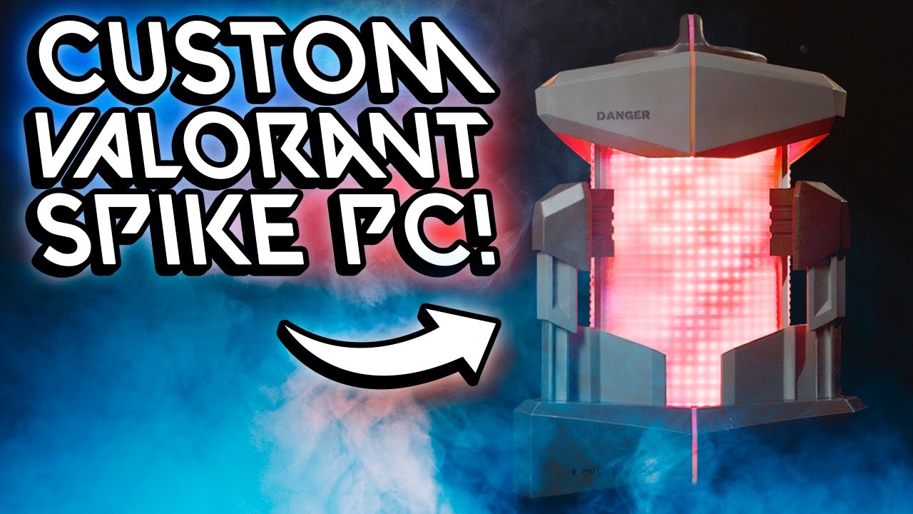 Gaming PC Modeled After The Valorant Spike!? 