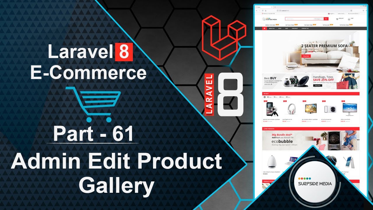 Laravel 8 E-Commerce - Admin Edit Product Gallery