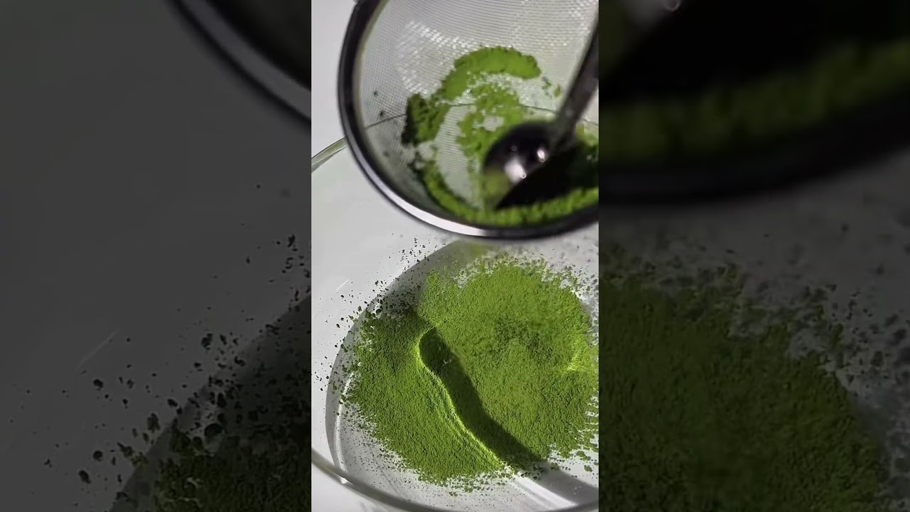 Egg Matcha Latte 🥚🍵🍃