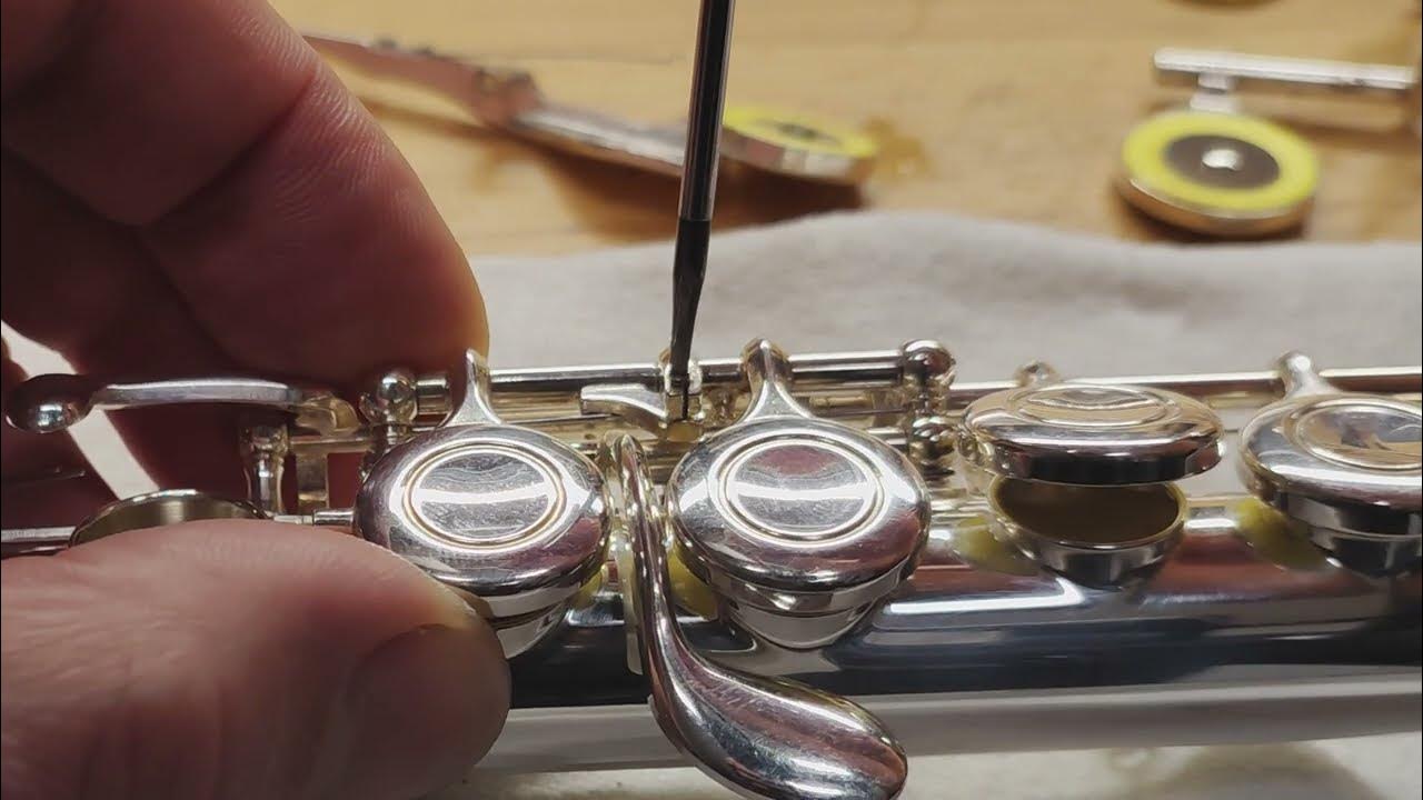 How to replace your flute pads. part 2. YouTube