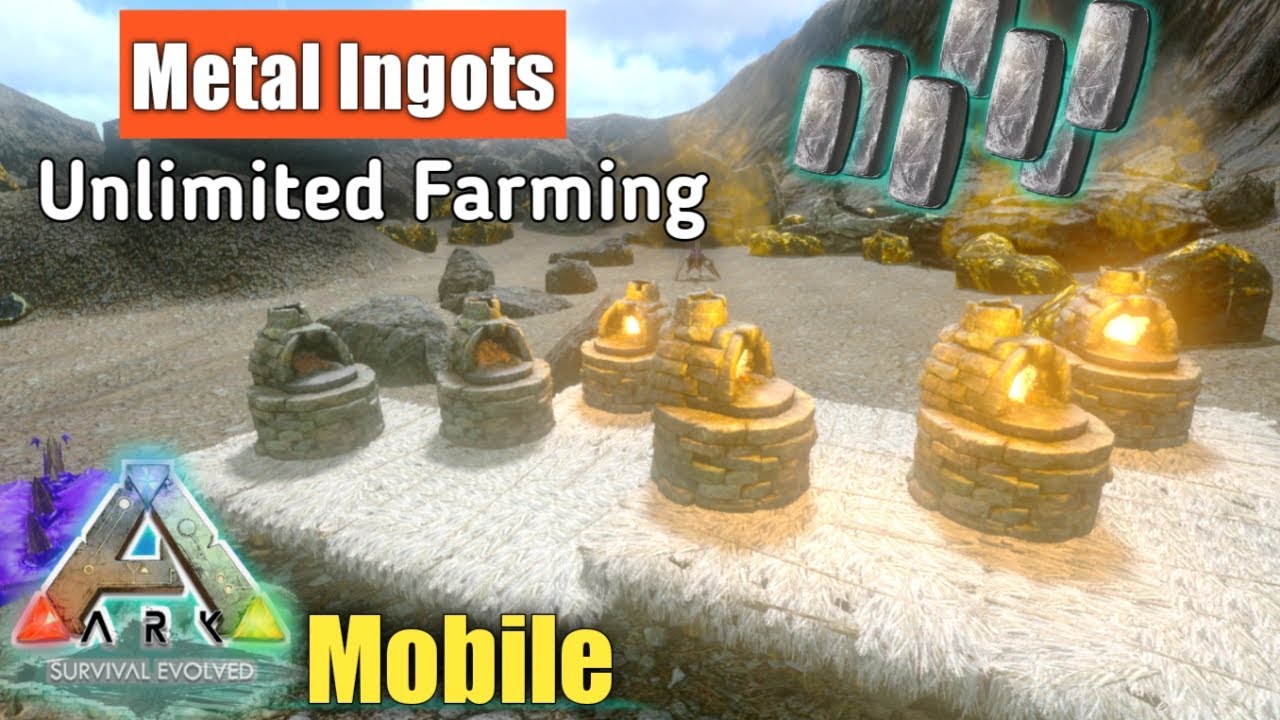 Ark how to make metal ingots