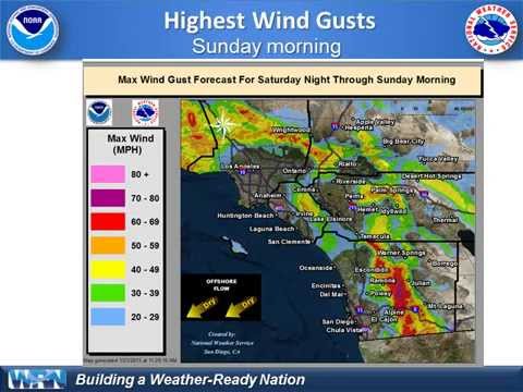 Santa Ana Wind, High Surf and Chance of Precipitation - NWS San Diego ...