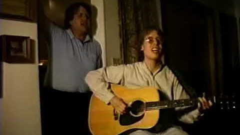 Bruce & Eric do CSNY at Adair's 1986 birthday
