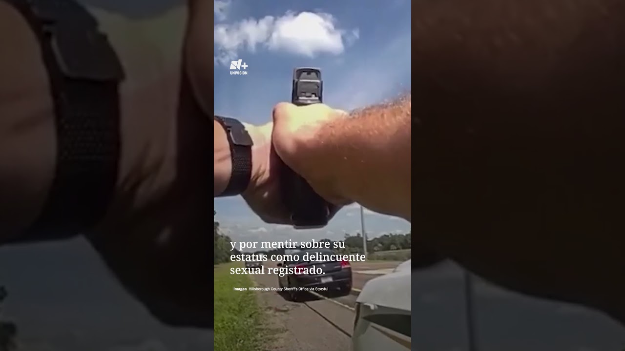 Inmovilizan el Auto de un Fugitivo con un Grappler