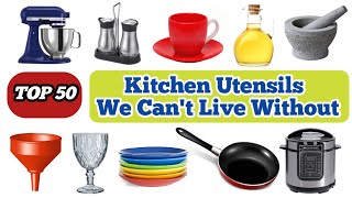 Kitchen Utensils | Kitchen Utensils Home Appliances | Kitchen Utensils Names In English With Picture by words talk easy 50 views 4 months ago 7 minutes, 48 seconds