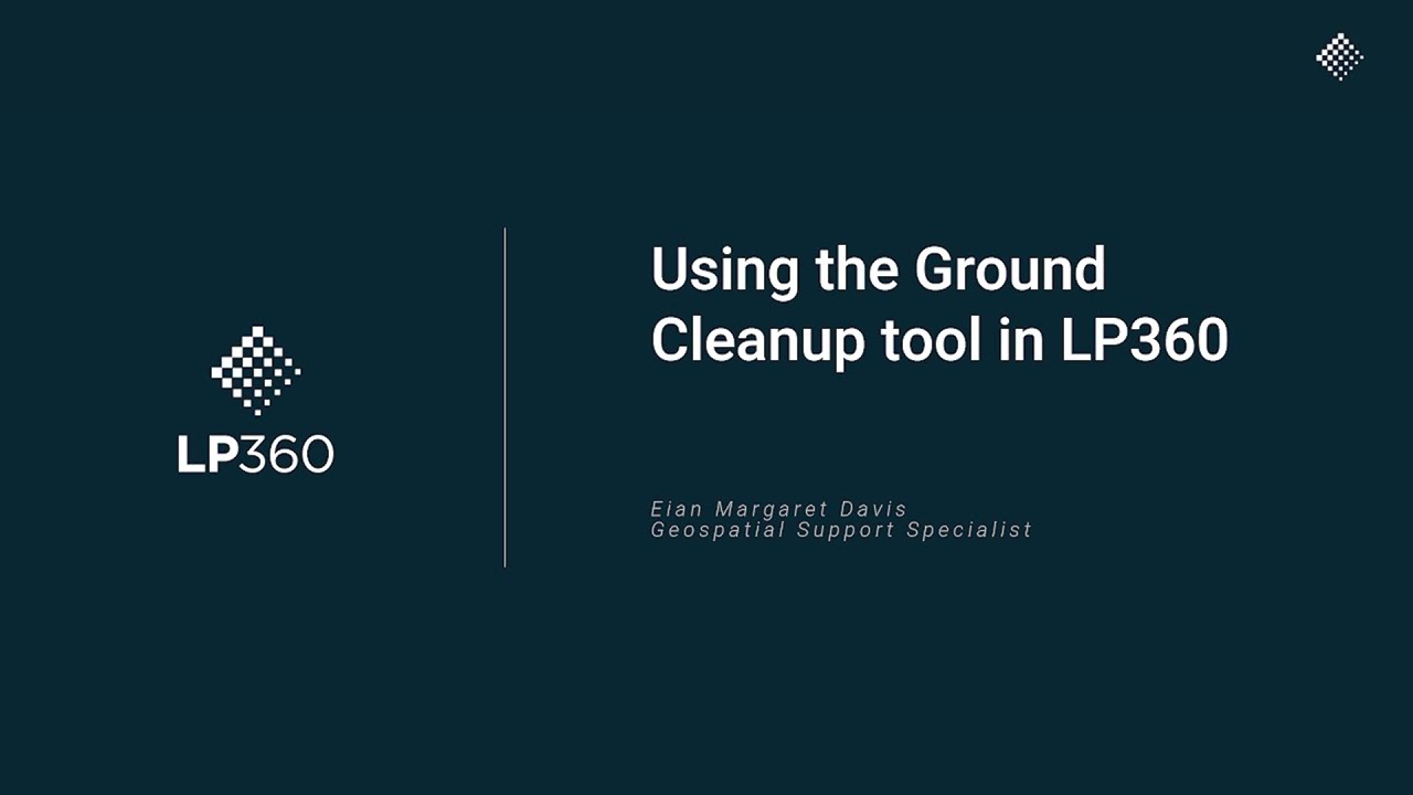How to Use the new Ground Clean Up Tools in LP360 - YouTube
