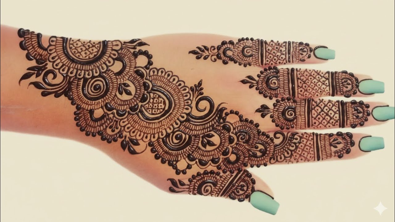 Henna Skills  is live! Beautiful mehndi design 😍