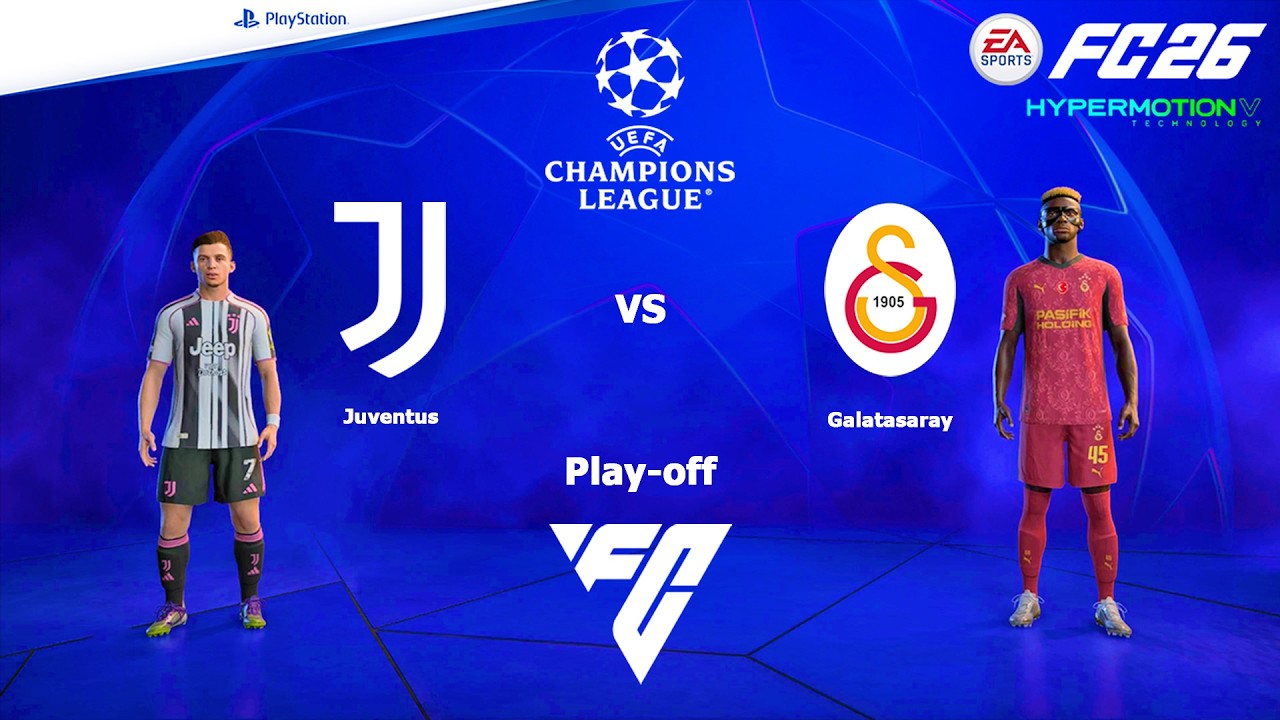 ФК 26 PS4 - Ювентус против Галатасарая | Матчи Лиги чемпионов УЕФА 2025/26