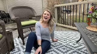 Review of GENIMO 5'x8' Outdoor Rug for Patio,Reversible Plastic Waterproof Rugs