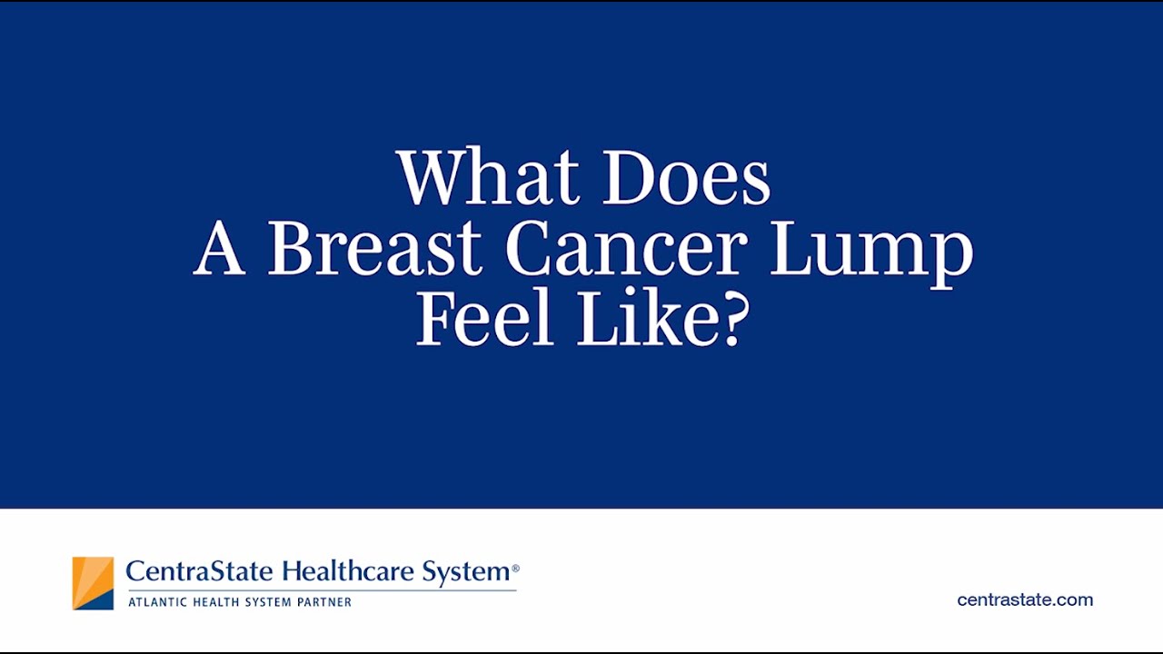 What Does Breast Cancer Feel Like?