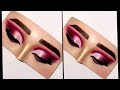 how to apply eyeshadow for beginners 2024 : pink glamour eye makeup tutorial💕