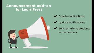 [LearnPress] - How to use Announcement Add-on for LearnPress