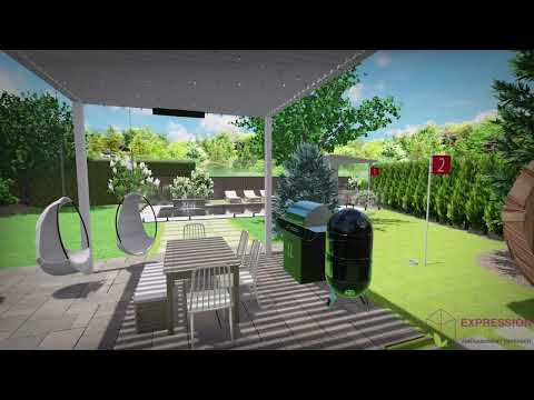 Simulation vidéo 3D d’aménagement extérieur