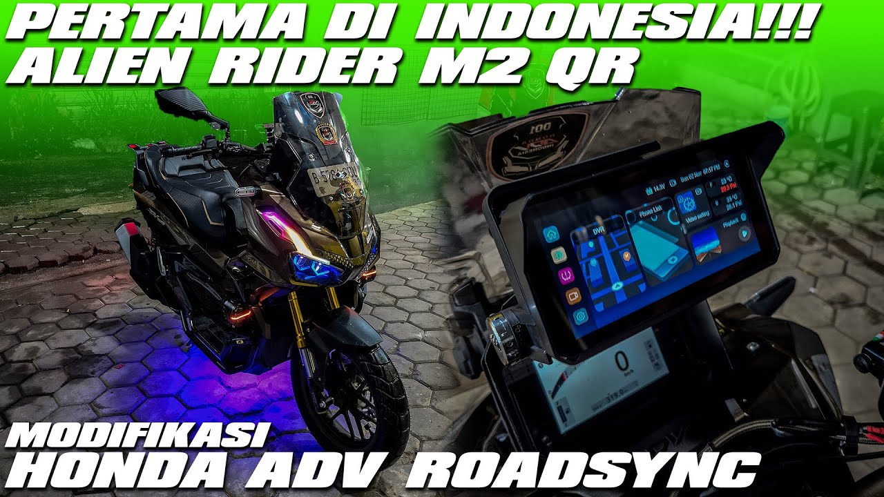 PERTAMA DI INDONESIA!!! ALIEN RIDER M2 QR (QUICK RELEASE) DI MOTOR HONDA ADV 160 ROADSYNC