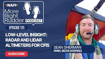 Low-Level Insight: RADAR and LiDAR Altimeters for CFIs