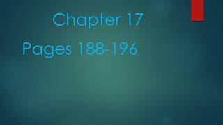 Chapter 17 Bronze Bow read aloud