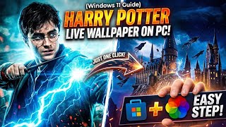 How to Install Harry Potter Live Wallpaper on PC / Laptop (Windows 11 Guide) English Tutorial screenshot 2