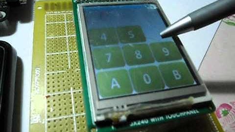 Display Keypad with HX8347D - http://alk.mk/