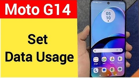 How to set data usage, Moto G14 data limit Kaise lagaen