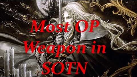 Castlevania SotN PS4 - Most OP Weapon - Guide