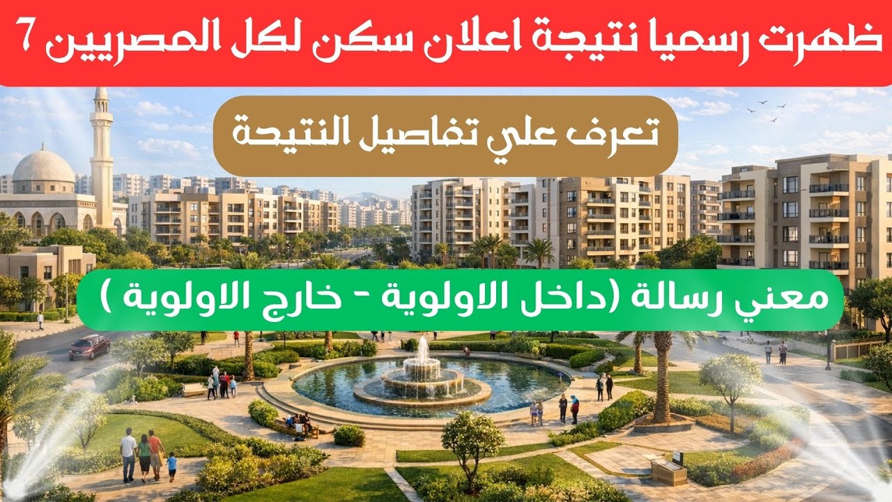 ظهرت رسميًا 🔔 نتيجة سكن لكل المصريين 7 محدود ومتوسطي  وتفاصيل تظلمات سكن 5