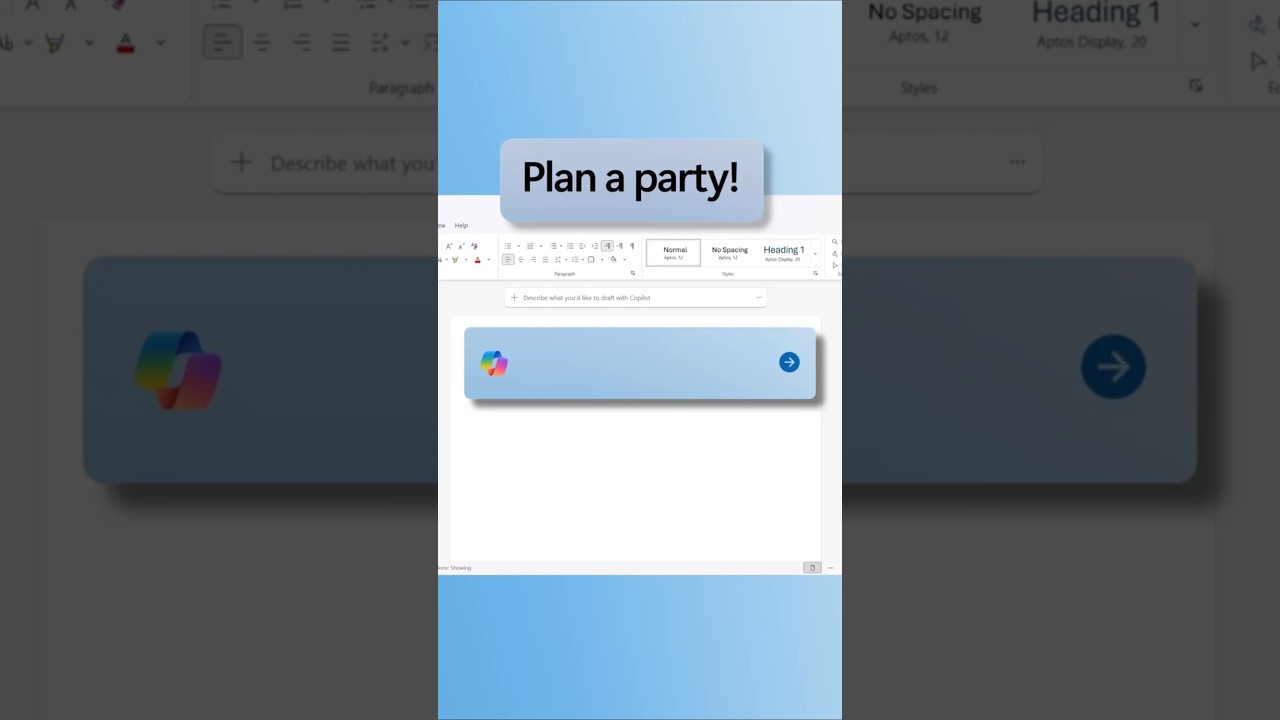 Plan a Party in Seconds with Copilot