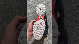 Joma Top Flex TF Astro Turf Soccer Shoes - Navy/Coral Mint/White