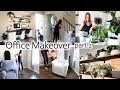 HOME OFFICE MAKEOVER PART 2 - ORGANIZE + DECORATE - BUILT IN STANDING DESK - Intentful Spaces