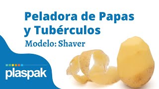 Peladoras de papas y tubérculos  20 a 40 kg/batch video