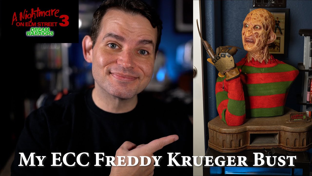 My ECC Freddy Krueger Life Size Bust Is Here!