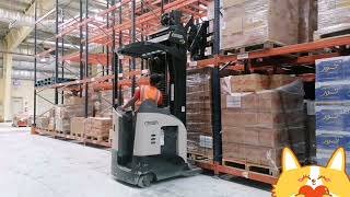 Crown Stand Up Reach  Truck forklift     for  Mar 5 2021